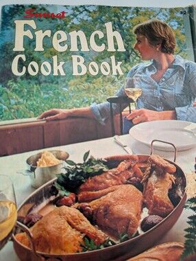 VTG 1977 Sunset French Cook Book | Rare Retro 70s Culinary Classic | Judith Gaul